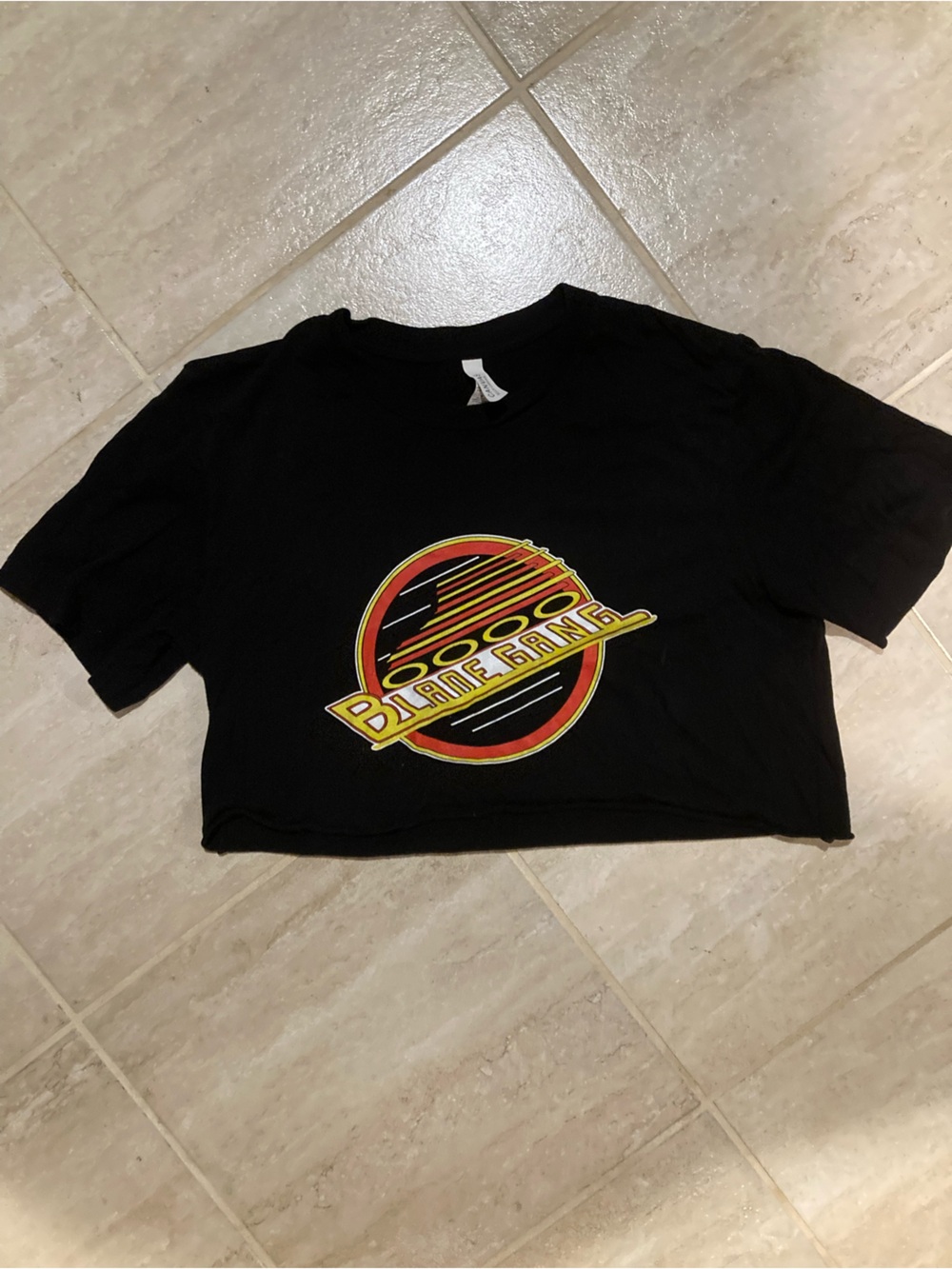 Barstool bladegang crop tee